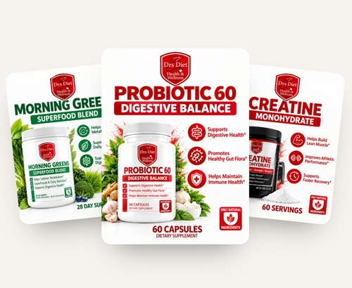 The Daily Trifecta: Morning Greens, Probiotic 60 and Creatine